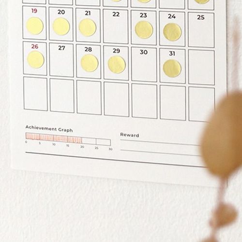 2020 Goal Tracking Calendar Sheets - Image 16
