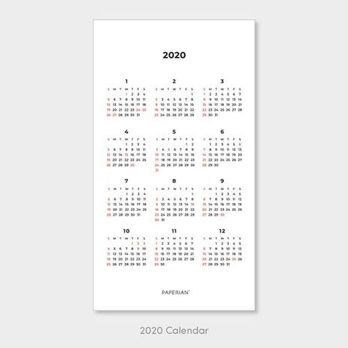 2020 Goal Tracking Calendar Sheets - Image 9