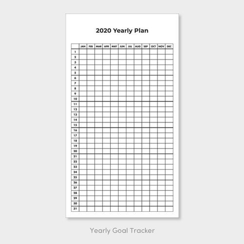 2020 Goal Tracking Calendar Sheets - Image 10