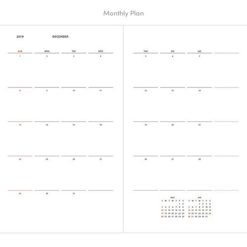 2020 Large Life & Pieces Monthly Planner - Image 16