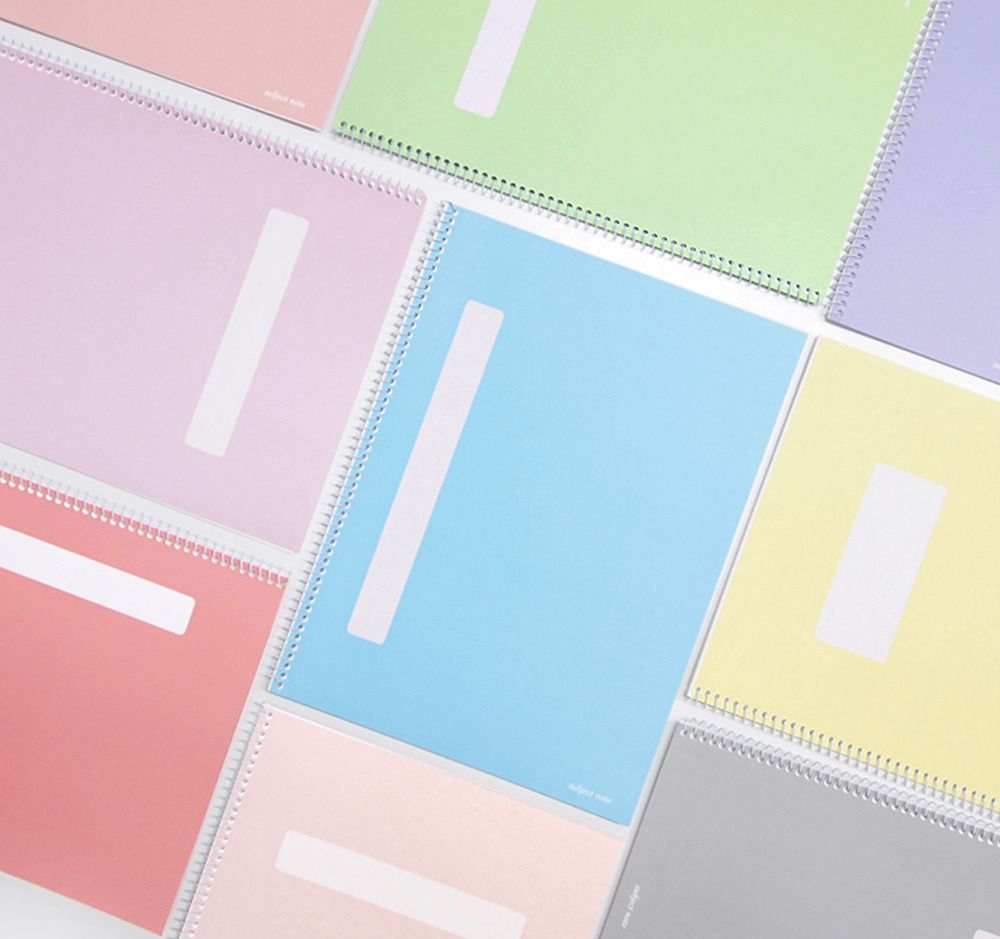 MochiThings Pastel Spiral Lined Notebook Set of 4