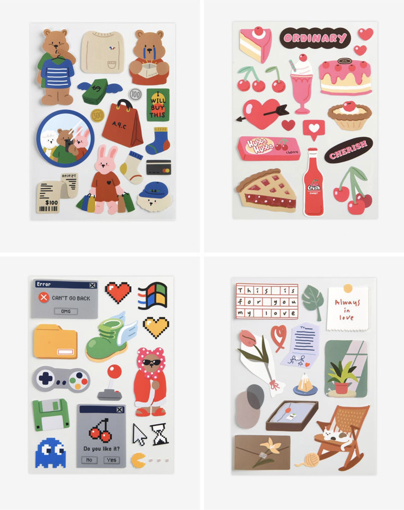 MochiThings Dailylike Removable Sticker v3