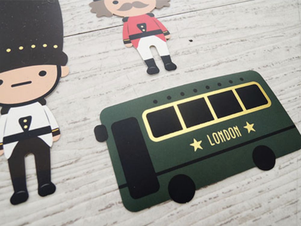 Toy Soldier Luggage Sticker Set