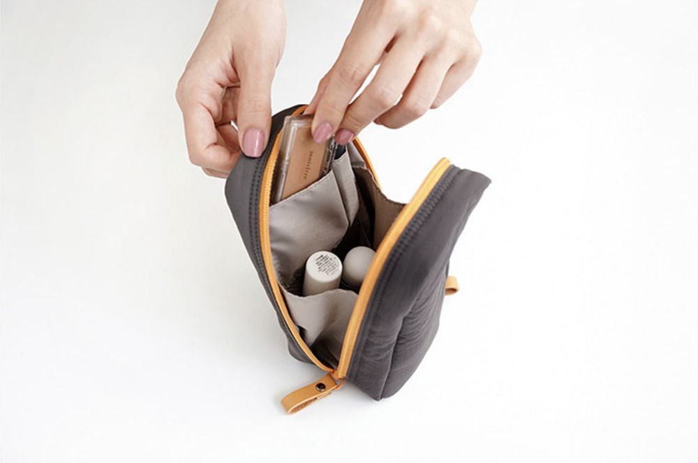 Slim Standing Cosmetic Pouch