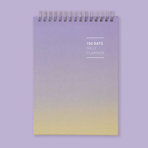 Gradient 100 Days Daily Planner