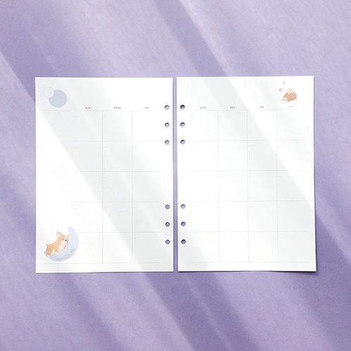 Mochithings life 6 ring a5 note refill