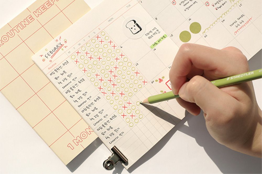 My Routine Keeper 1 Month Planner