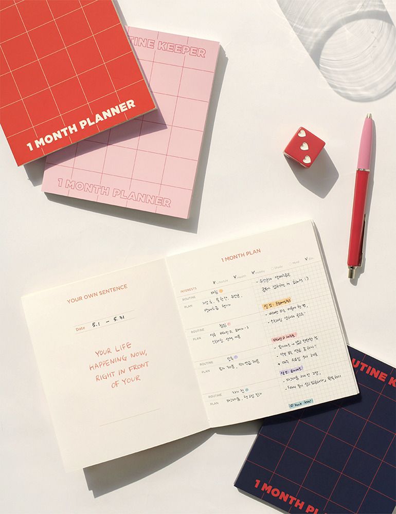 My Routine Keeper 1 Month Planner