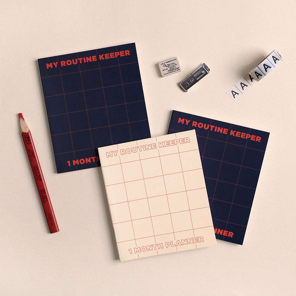 My Routine Keeper 1 Month Planner