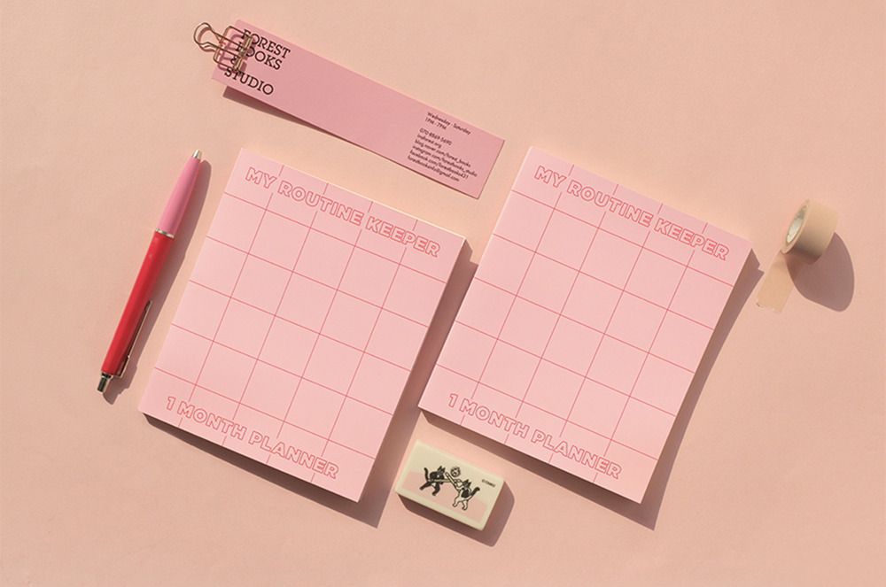 My Routine Keeper 1 Month Planner