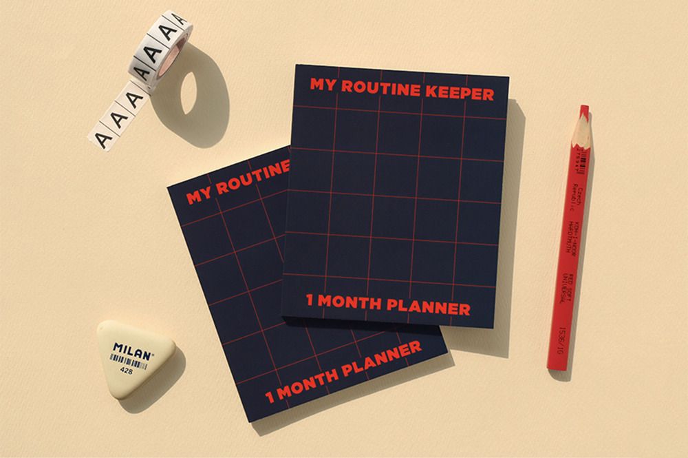 My Routine Keeper 1 Month Planner