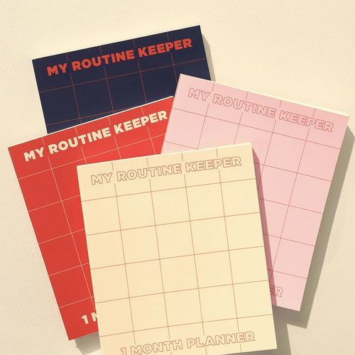 My Routine Keeper 1 Month Planner