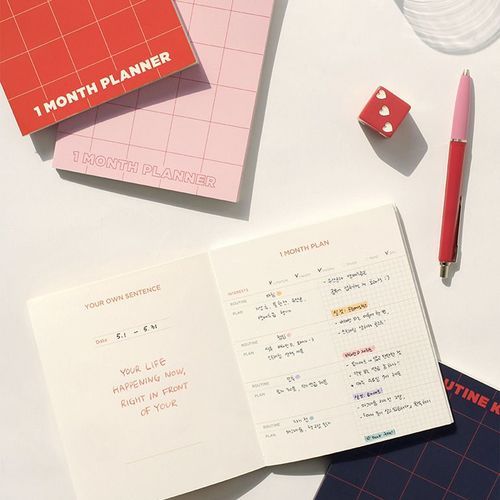 My Routine Keeper 1 Month Planner