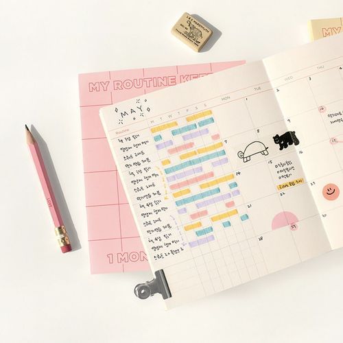 My Routine Keeper 1 Month Planner