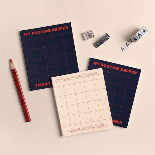 My Routine Keeper 1 Month Planner