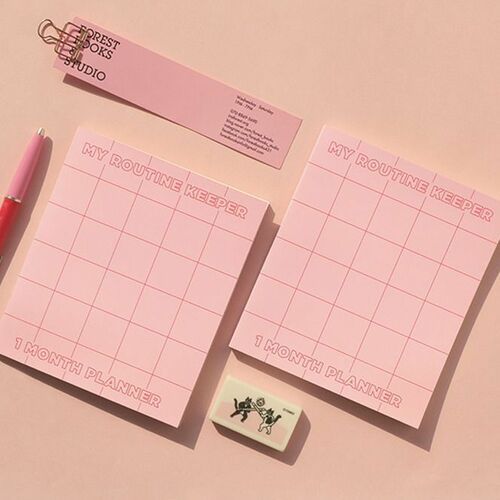 My Routine Keeper 1 Month Planner