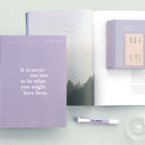 Pieces of Moment Plain Notebook - Image 11