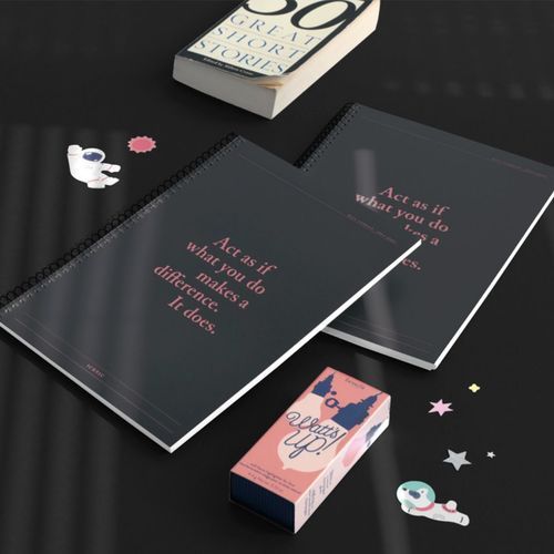 Pieces of Moment Plain Notebook - Image 15