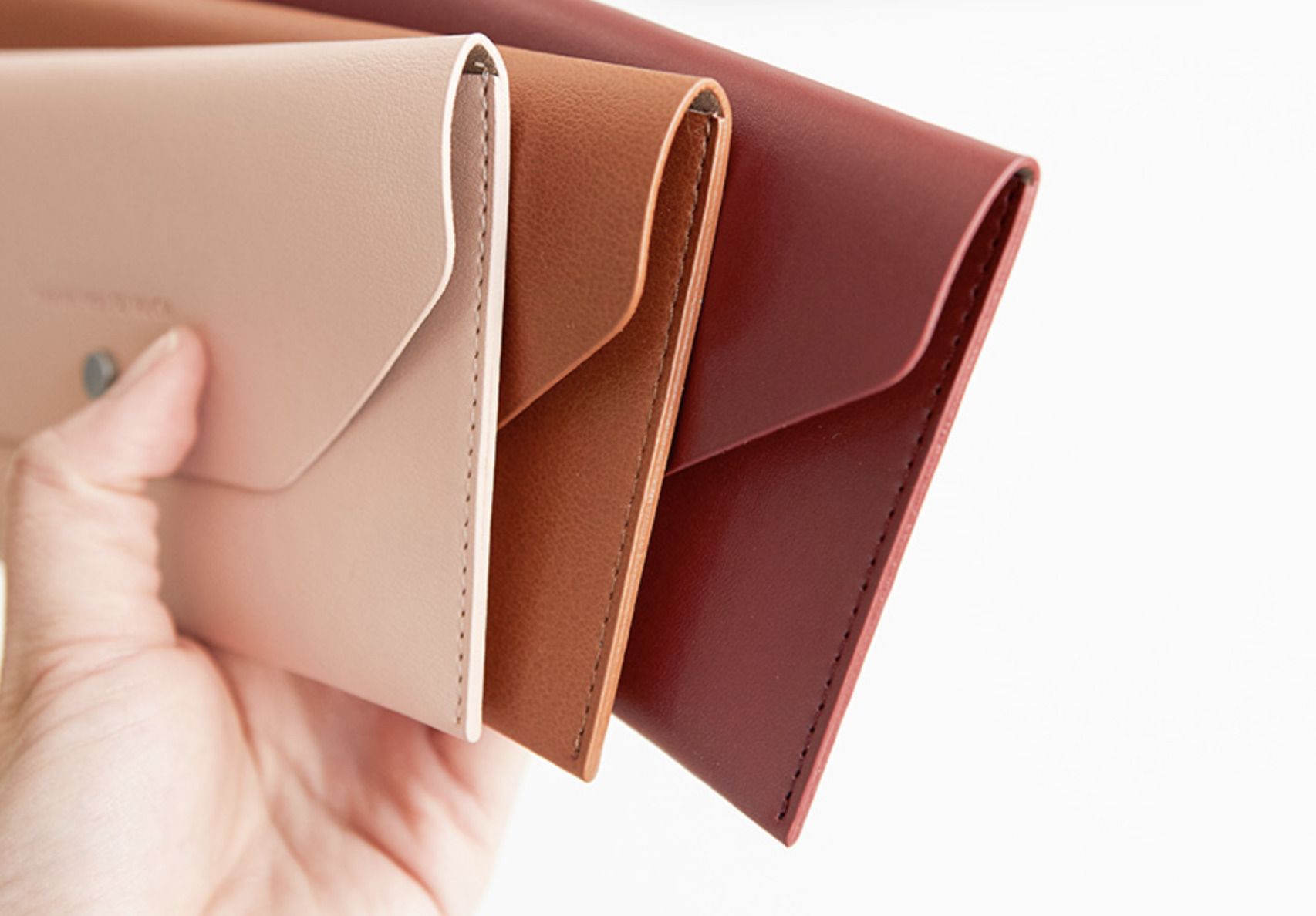 Thank You Vegan Leather Slim Pouch