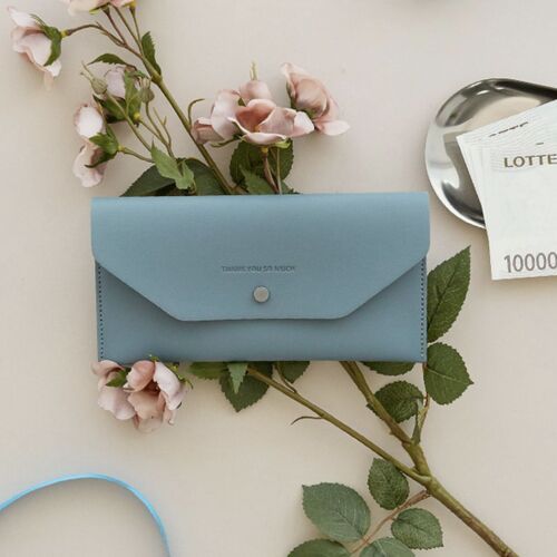 Thank You Vegan Leather Slim Pouch - Image 6