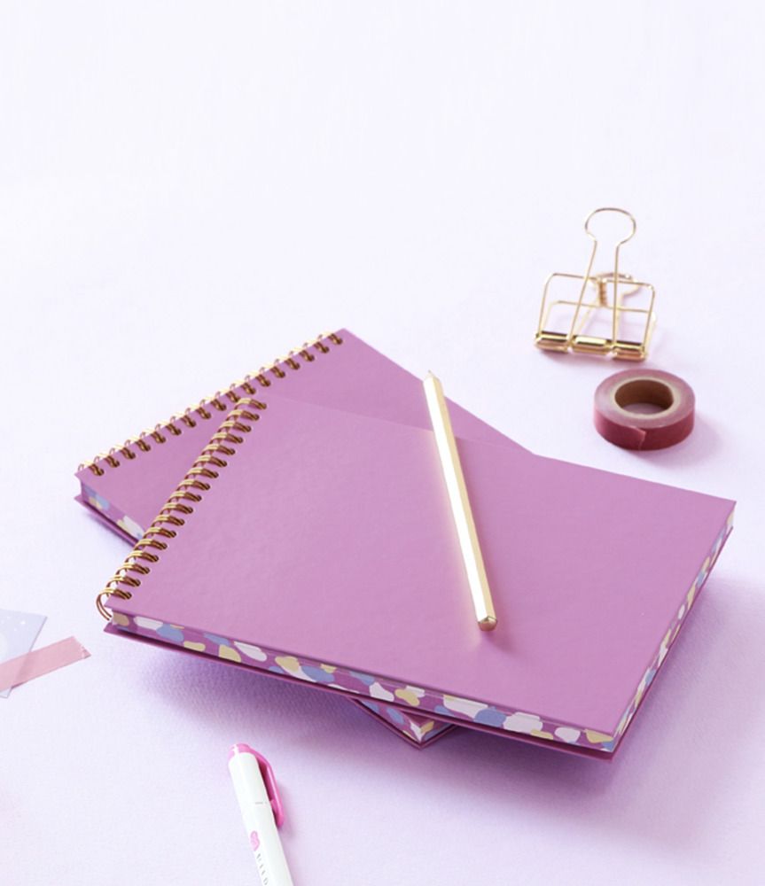 Vivid Pattern Spiral Notebook v2